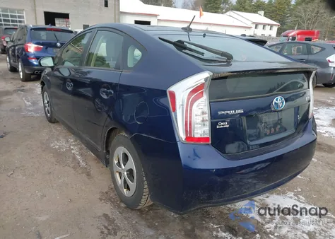 2012 Toyota Prius Four from USA, damaged, VIN JTDKN3DU3C0336237